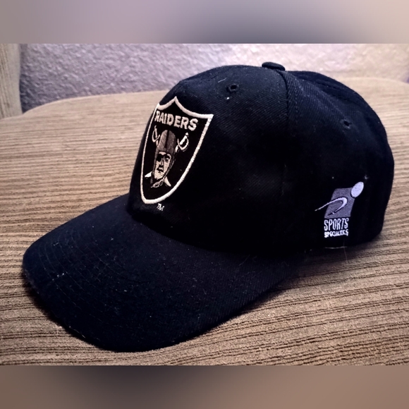 Vintage Black Raiders Sports Specialties Cap